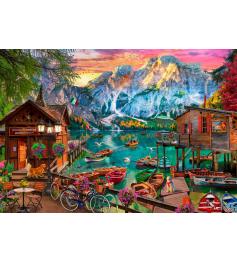 Puzzle Bluebird Lago Di Braies, Italien 1000 Teile