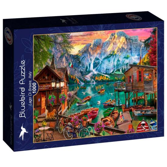 Puzzle Bluebird Lago Di Braies, Italien 1000 Teile