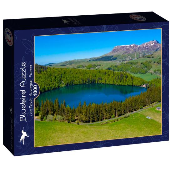 Bluebird Lake Pavin in der Auvergne Puzzle 1000 Teile