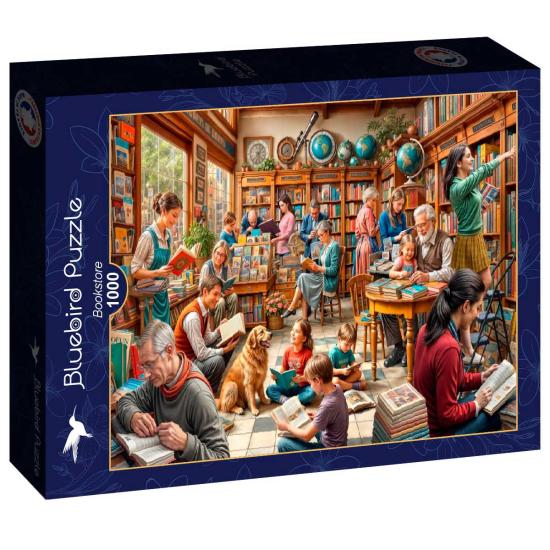 Puzzle Bluebird Buchhandlung 1000 Teile