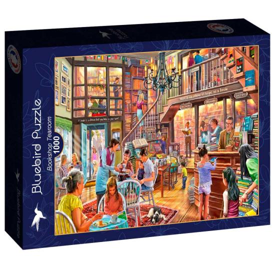 Puzzle Bluebird Buchhandlung Teestube 1000 Teile