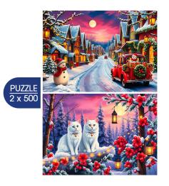 Bluebird Puzzle Bereit Für Weihnachten 2x500 Teile