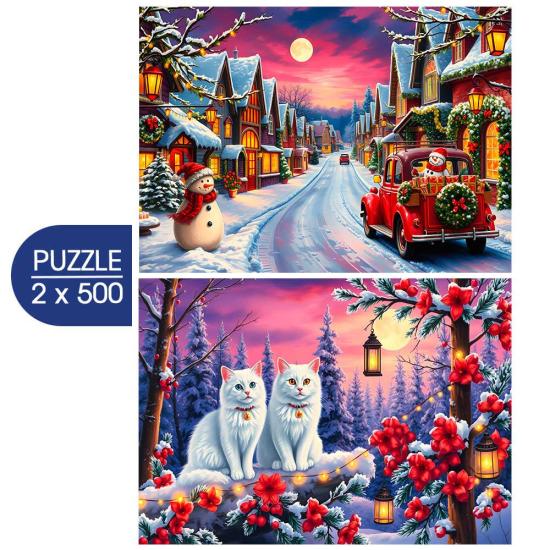 Bluebird Puzzle Bereit Für Weihnachten 2x500 Teile