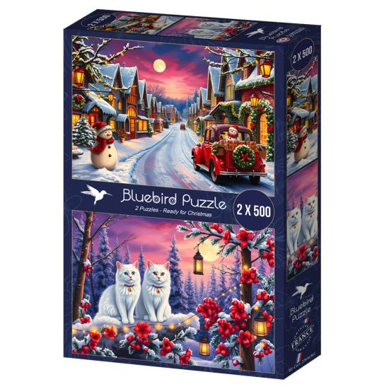 Bluebird Puzzle Bereit Für Weihnachten 2x500 Teile