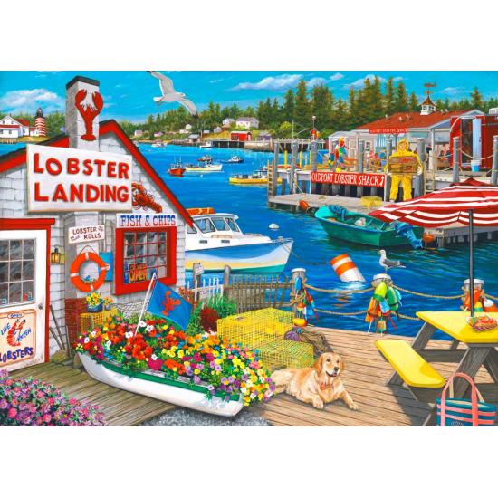 Puzzle Bluebird Lobster Landing 500 Teile
