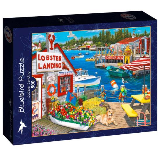 Puzzle Bluebird Lobster Landing 500 Teile