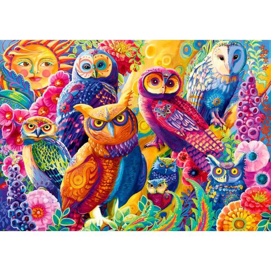 Bluebird Bunte Eulen Puzzle 1000 Teile