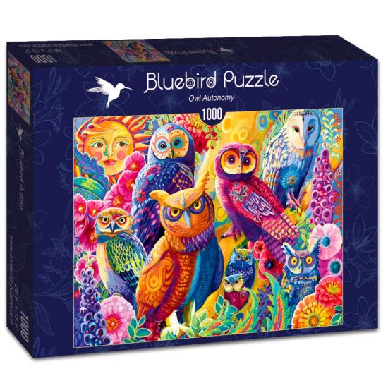 Bluebird Bunte Eulen Puzzle 1000 Teile