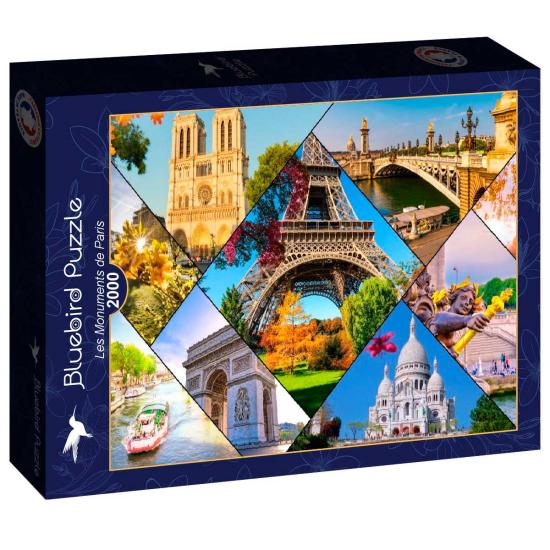 Puzzle Bluebird Die Denkmäler Von Paris 2000 Teile Puzzle Bluebird Die Denkmäler Von Paris 2000 Teile