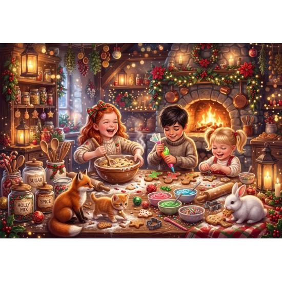 Puzzle Bluebird Die Kleinen Weihnachtsbäcker 1000 Teile
