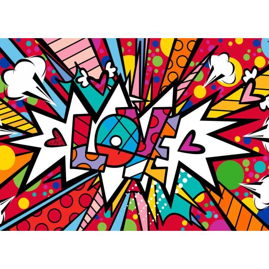 Puzzle Bluebird Love Pop Dot Burst 500 Teile