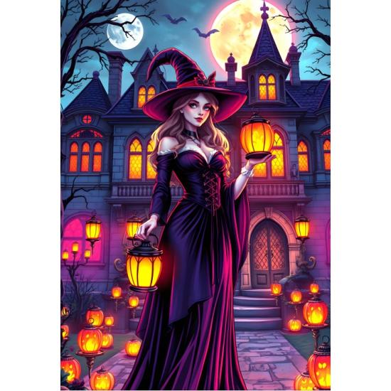 Puzzle Bluebird Backen Für Halloween 1000-teiliges