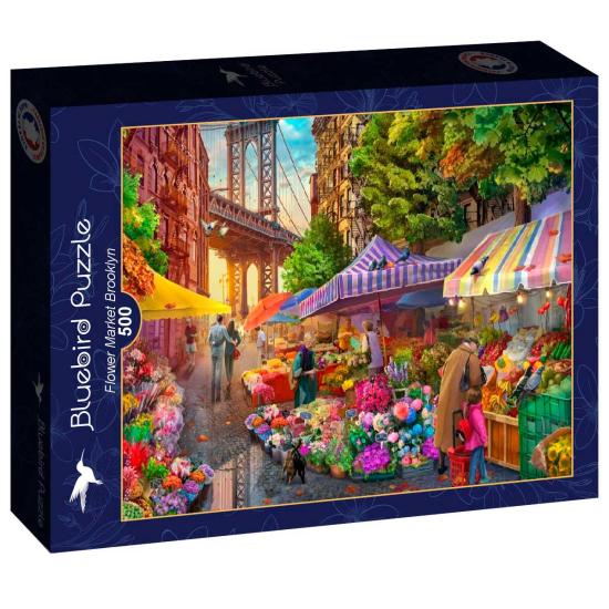 Puzzle Bluebird Blumenmarkt Brooklyn 500 Teile Puzzle Bluebird Blumenmarkt Brooklyn 500 Teile