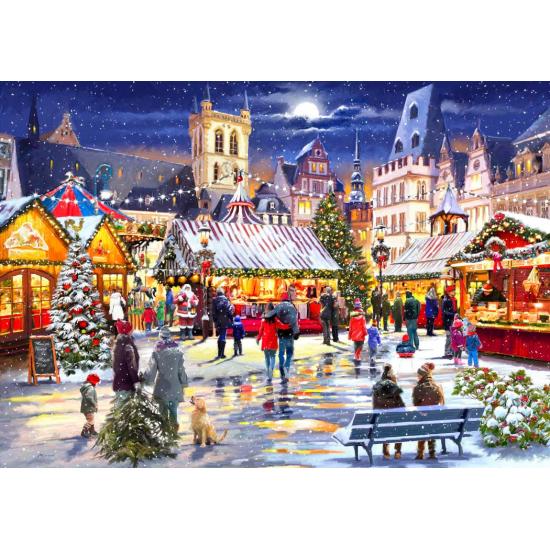 Bluebird Weihnachtsmarkt Puzzle 1000 Teile