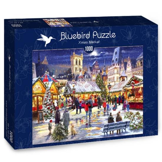 Bluebird Weihnachtsmarkt Puzzle 1000 Teile