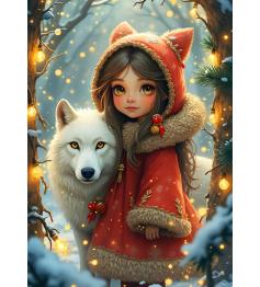 Puzzle Bluebird Mein Freund, Der Wolf XXL 300 Teile