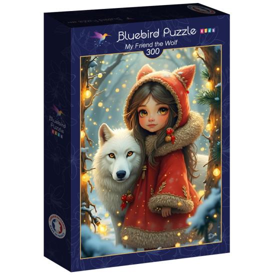 Puzzle Bluebird Mein Freund, Der Wolf XXL 300 Teile