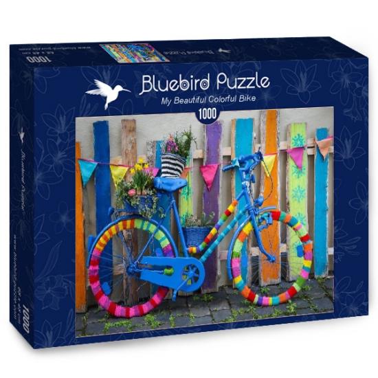 Bluebird Puzzle Mein schönes farbiges Fahrrad 1000 Teile