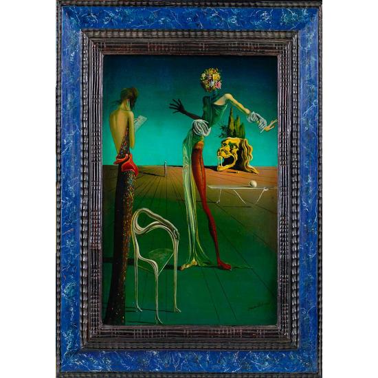 Puzzle Bluebird Woman mit Rosenkopf 1000 Teile