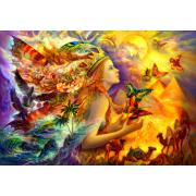 Puzzle Bluebird Fantastische bunte Welt 1000 Teile