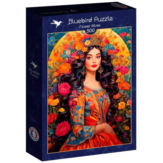 Puzzle Bluebird Blumenmuse 500 Teile