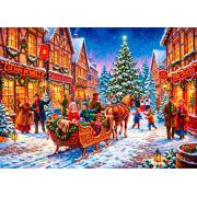 Puzzle Bluebird Weihnachten Im Dorfzentrum 500 Teile