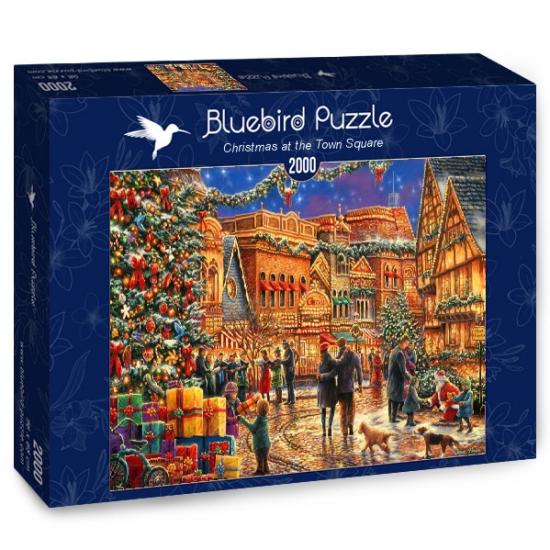Bluebird Puzzle Weihnachten auf dem Stadtplatz mit 2000 Teilen