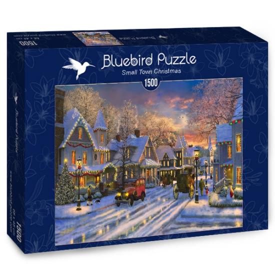 Bluebird Weihnachten in einer Kleinstadt Puzzle 1500 Teile