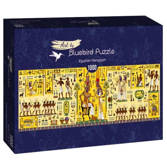 Puzzle Bluebird Ägyptische Hieroglyphen Panorama 1000 Teile