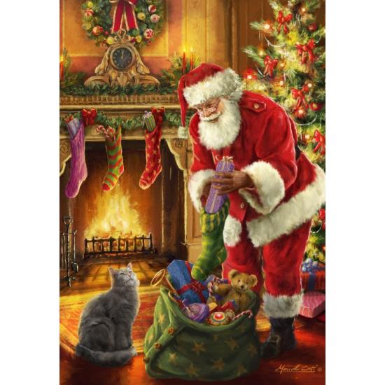 Bluebird Puzzle Der Weihnachtsmann ist angekommen, 1000 Teile