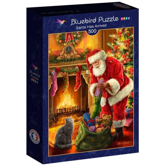 Bluebird Puzzle Der Weihnachtsmann ist angekommen, 500 Teile