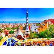 Bluebird Park Güell Puzzle in Barcelona 1000 Teile