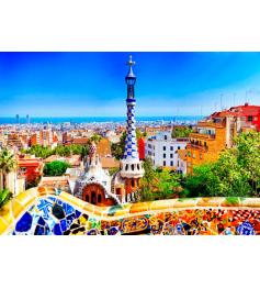 Bluebird Park Güell Puzzle in Barcelona 1000 Teile