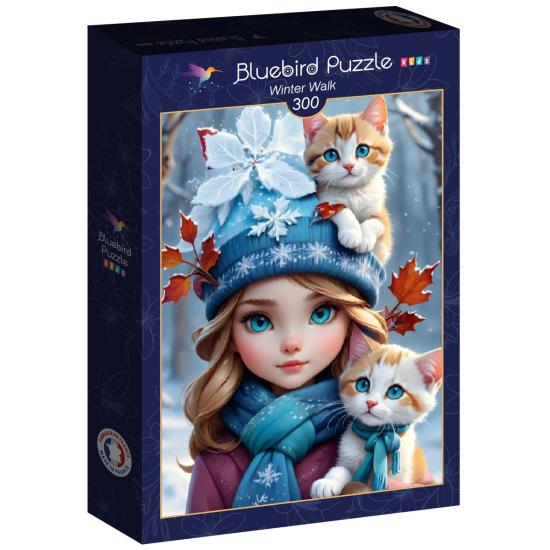 Puzzle Bluebird Winterspaziergang XXL 300 Teile