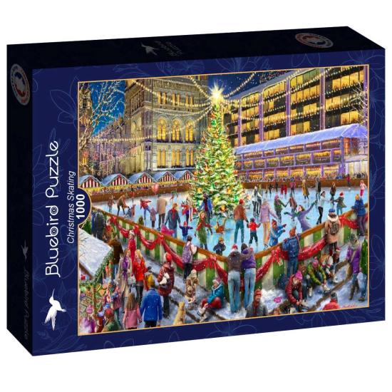 Puzzle Bluebird Weihnachtseislauf 1000 Teile