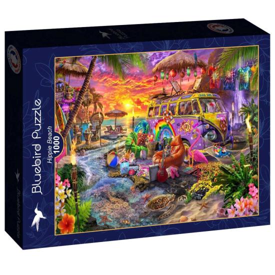 Puzzle Bluebird Hippie-Strand 1000 Teile