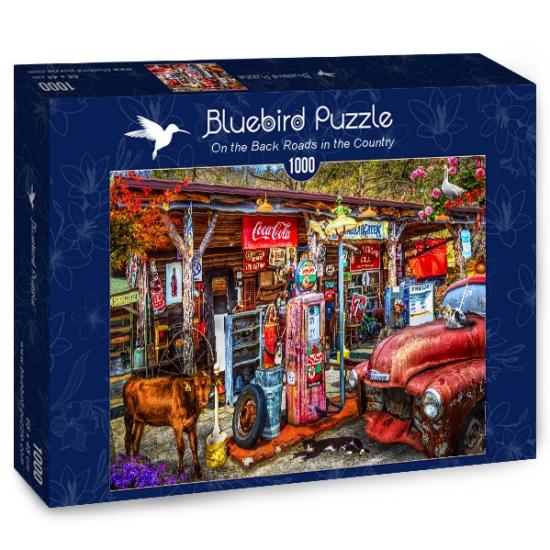Puzzle Bluebird durch Nebenstraßen des Landes mit 1000 Teilen