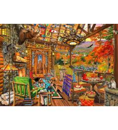 Bluebird Porch Adirondack 1000-teiliges Puzzle