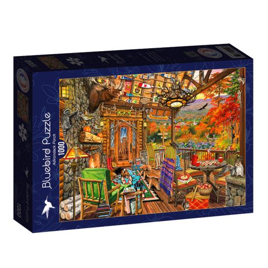 Bluebird Porch Adirondack 1000-teiliges Puzzle
