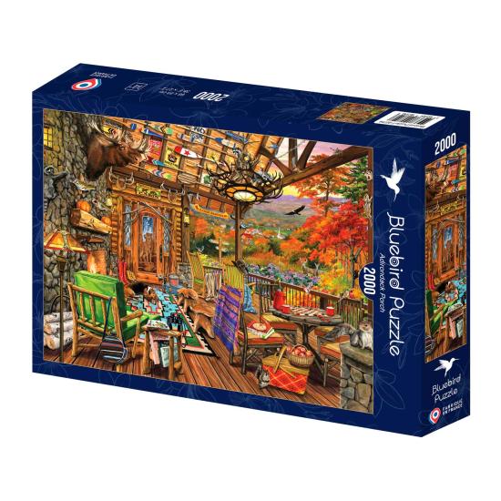 Puzzle Bluebird Adirondack-Veranda 2000 Teile Puzzle Bluebird Adirondack-Veranda 2000 Teile