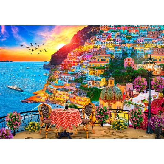 Puzzle Bluebird Positano Italien 1000 Teile