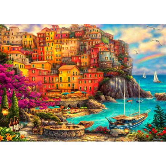 Bluebird Schöner Tag in Cinque Terre Puzzle 2000 Teile