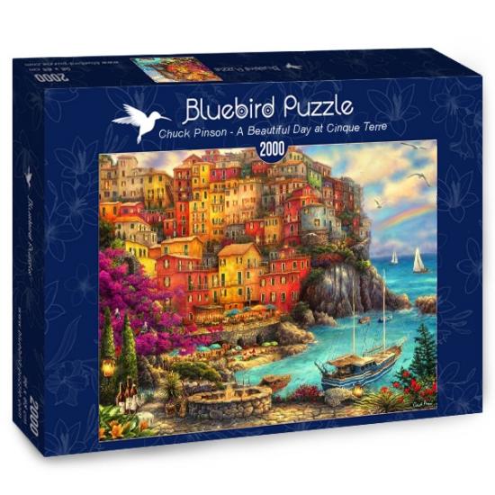 Bluebird Schöner Tag in Cinque Terre Puzzle 2000 Teile
