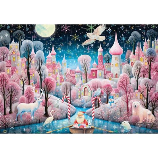 Puzzle Bluebird Weihnachtsdorf 1000-teiliges