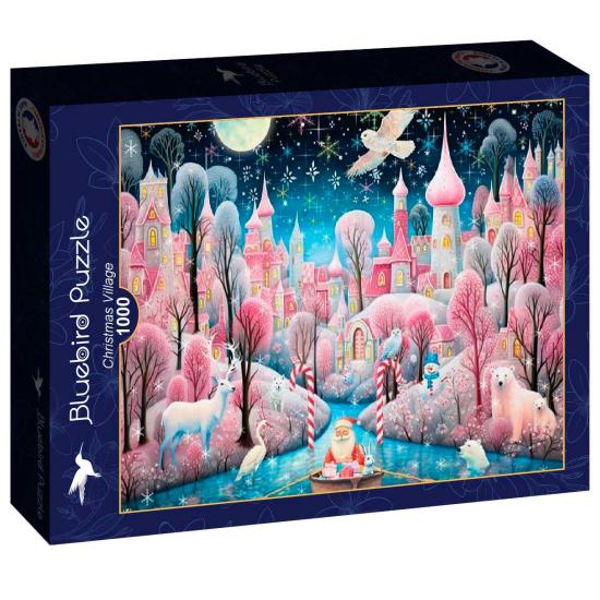 Puzzle Bluebird Weihnachtsdorf 1000-teiliges