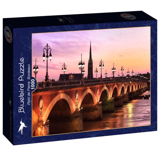 Bluebird Stone Bridge in Bordeaux Puzzle 1000 Teile