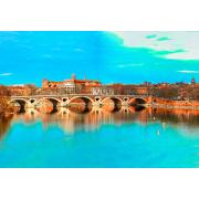 Bluebird New Bridge Puzzle, Toulouse 1000 Teile