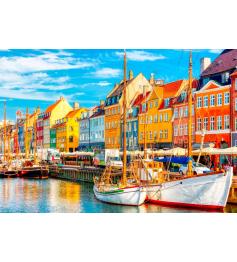 Puzzle Bluebird Hafen Nyhavn, Kopenhagen 1000 Teile