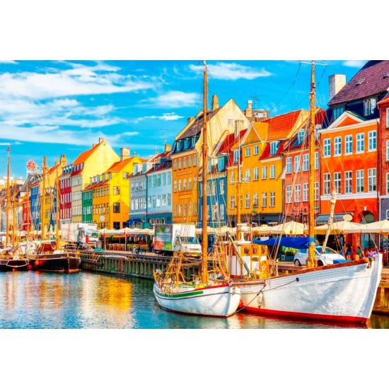 Puzzle Bluebird Hafen Nyhavn, Kopenhagen 1000 Teile