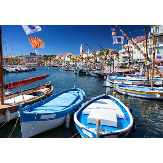 Bluebird Puzzle Hafen von Sanary, Frankreich mit 1000 Teilen